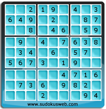 Sudoku de Nivel Muy Fácil