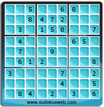 Sudoku von mittelmässiger höhe