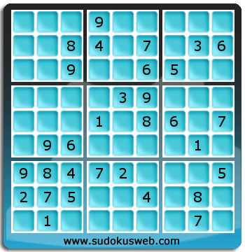 Sudoku von mittelmässiger höhe