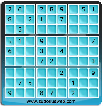 Sudoku von mittelmässiger höhe