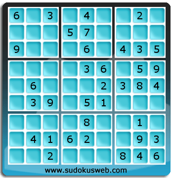 Sudoku von einfacher höhe