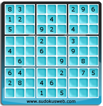 Sudoku von mittelmässiger höhe