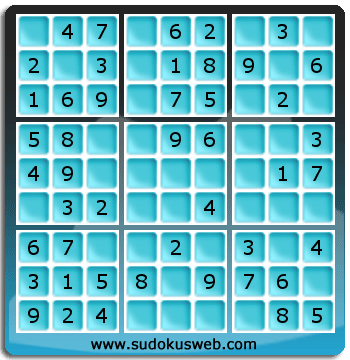 Nivel Muito Facil de Sudoku Nivel Muito Facil de Sudoku
