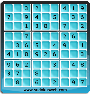 Sudoku von sehr einfacher höhe