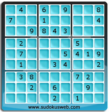 Sudoku von mittelmässiger höhe