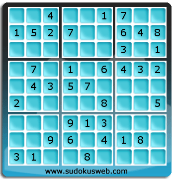 Sudoku von einfacher höhe