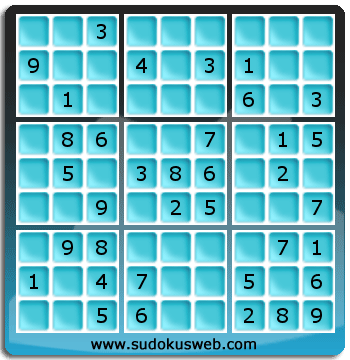 Nivel Facil de Sudoku Nivel Facil de Sudoku