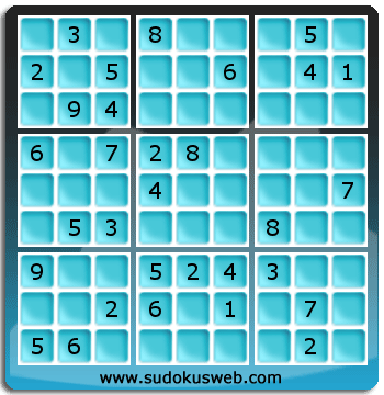 Sudoku von mittelmässiger höhe