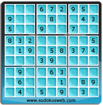 Sudoku von einfacher höhe