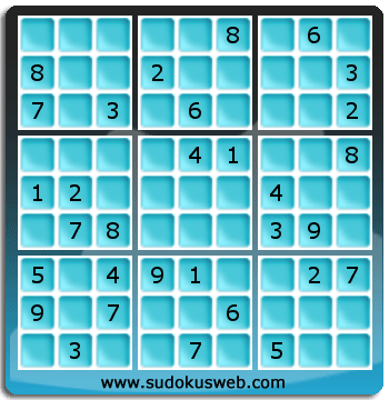 Sudoku von mittelmässiger höhe