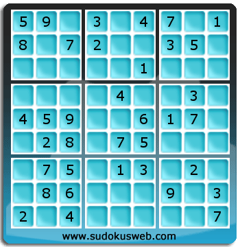 Sudoku von einfacher höhe Sudoku von einfacher höhe