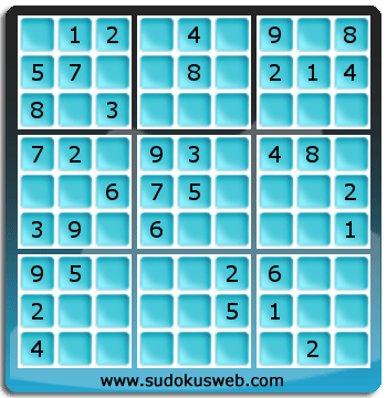Sudoku von einfacher höhe Sudoku von einfacher höhe