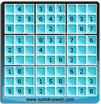 Sudoku de Nivel Muy Fácil