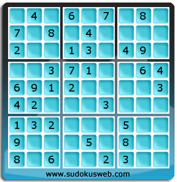 Sudoku von einfacher höhe