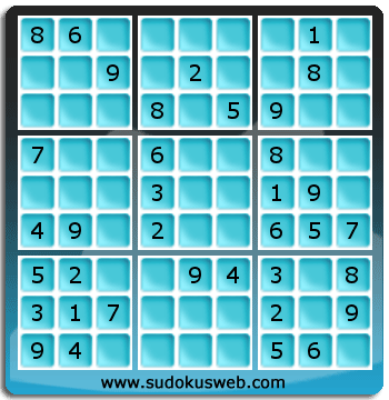 Sudoku von einfacher höhe