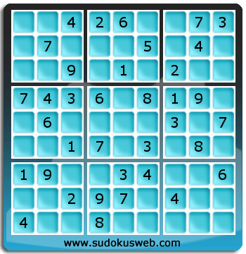 Sudoku von einfacher höhe