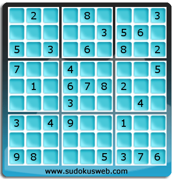 Sudoku von mittelmässiger höhe