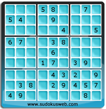 Sudoku von mittelmässiger höhe