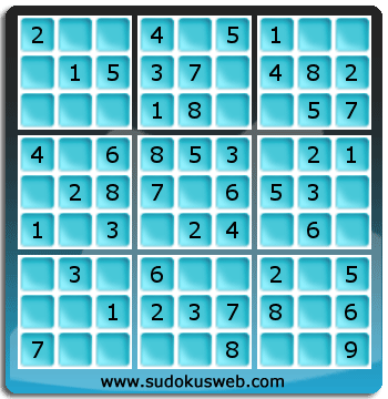 Sudoku de Nivel Muy Fácil Sudoku de Nivel Muy Fácil