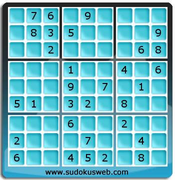 Sudoku von mittelmässiger höhe