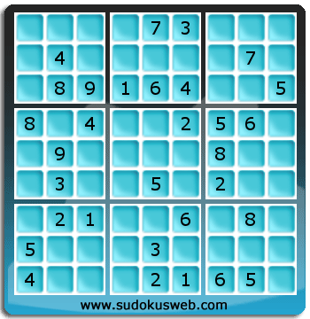 Sudoku von mittelmässiger höhe