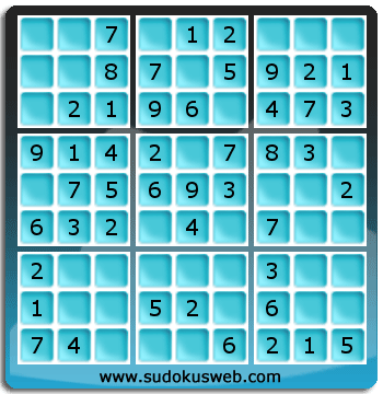 Sudoku de Niveau Très Facile Sudoku de Niveau Très Facile