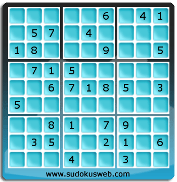 Sudoku von mittelmässiger höhe