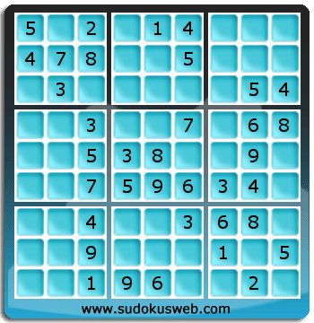 Sudoku von einfacher höhe