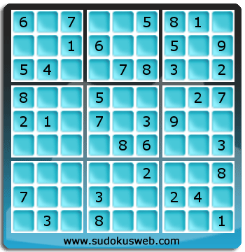 Nivel Facil de Sudoku