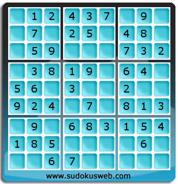 Sudoku de Nivel Muy Fácil