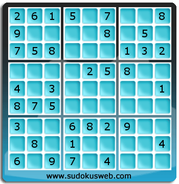 Sudoku von einfacher höhe