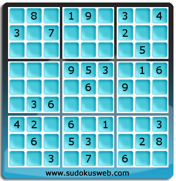 Sudoku von mittelmässiger höhe