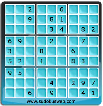 Sudoku von mittelmässiger höhe