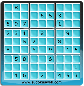 Sudoku von mittelmässiger höhe