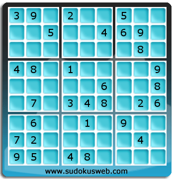 Sudoku von mittelmässiger höhe