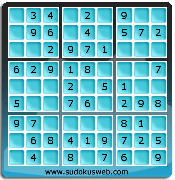 Sudoku de Niveau Très Facile