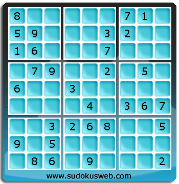 Sudoku von mittelmässiger höhe