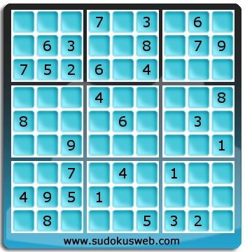 Sudoku von mittelmässiger höhe