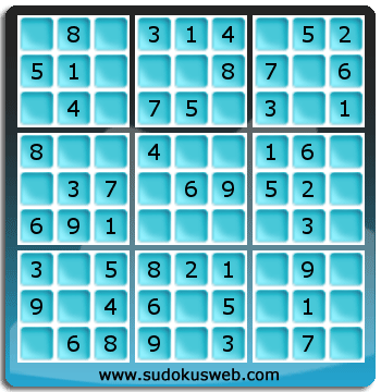 Sudoku de Niveau Très Facile