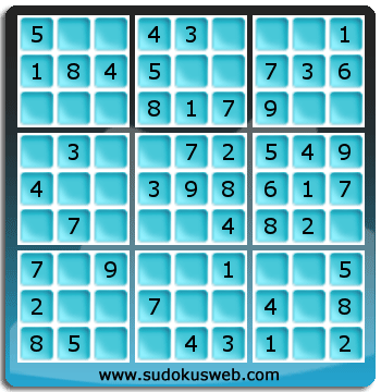 Sudoku de Nivel Muy Fácil