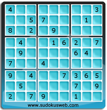 Sudoku von mittelmässiger höhe