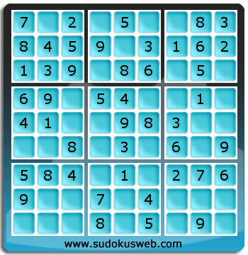 Sudoku de Niveau Très Facile Sudoku de Niveau Très Facile