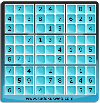 Sudoku de Nivel Muy Fácil Sudoku de Nivel Muy Fácil