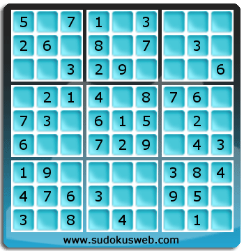 Nivel Muito Facil de Sudoku