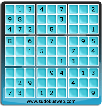 Sudoku von einfacher höhe Sudoku von einfacher höhe