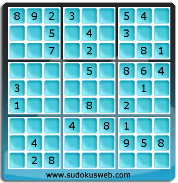 Sudoku von mittelmässiger höhe