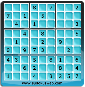 Sudoku de Nivel Fácil Sudoku de Nivel Fácil