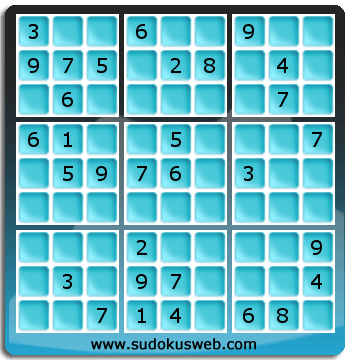 Sudoku von mittelmässiger höhe