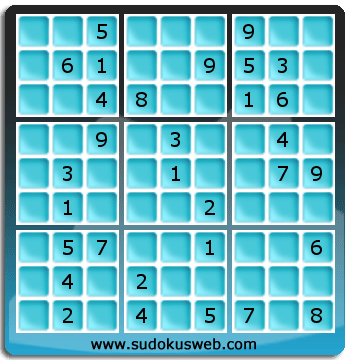 Sudoku von mittelmässiger höhe