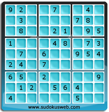 Sudoku de Niveau Facile Sudoku de Niveau Facile